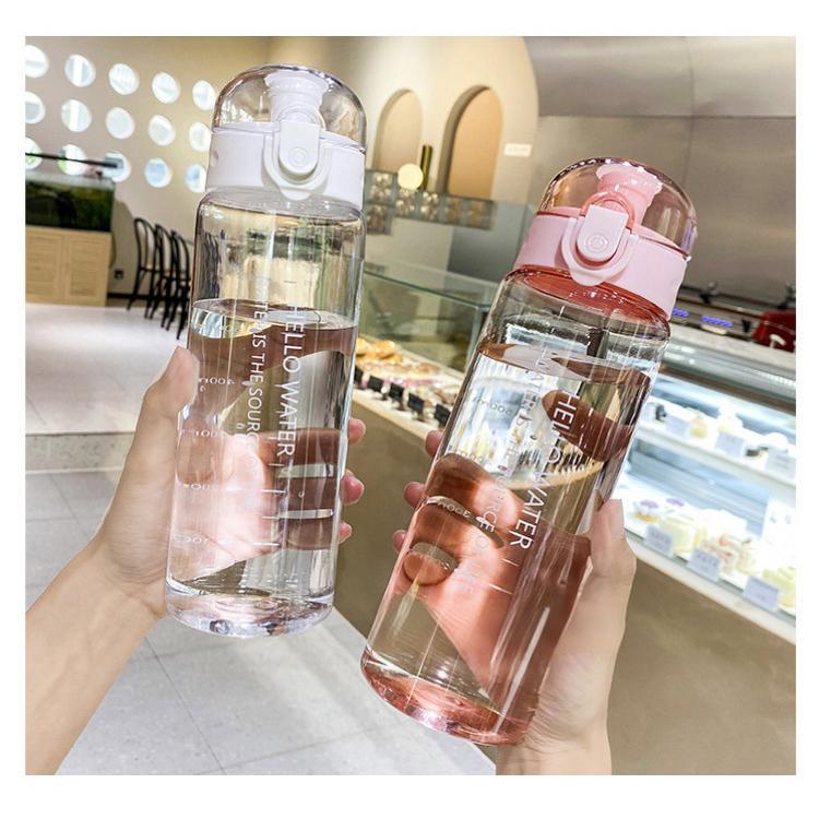 転車用ボトル ウォーターボトル ドリンクボトル 水筒 780ml容量 透明トレーニング ボトル 運動水筒 ス..