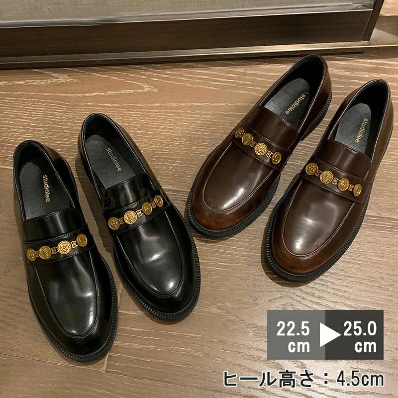 学生 通勤 通学 調厚底ローファー おでこローファー ブラック 高校生 女子 ローファー 靴