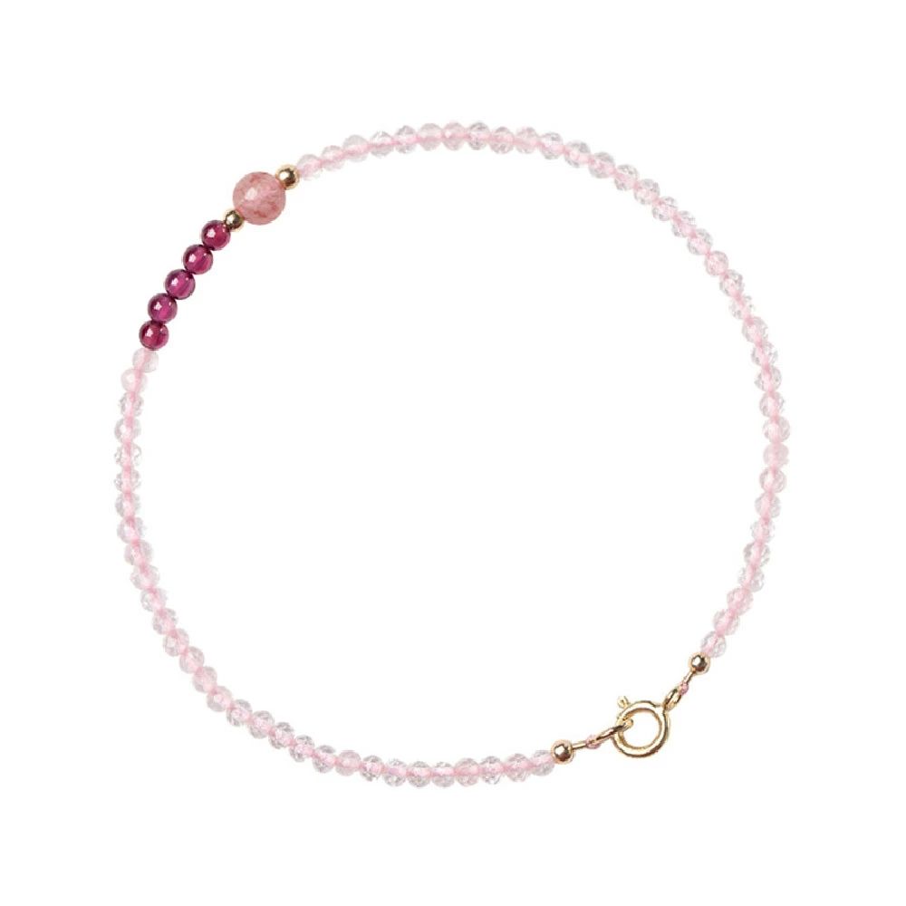 [開運 金運 仕事運 ] 極細タイプ ガーネット 天然石 ブレスレット 細身の3MM 天然石ブレスレット パワーストーン ブレスレットアクセサリー TA-BR-049