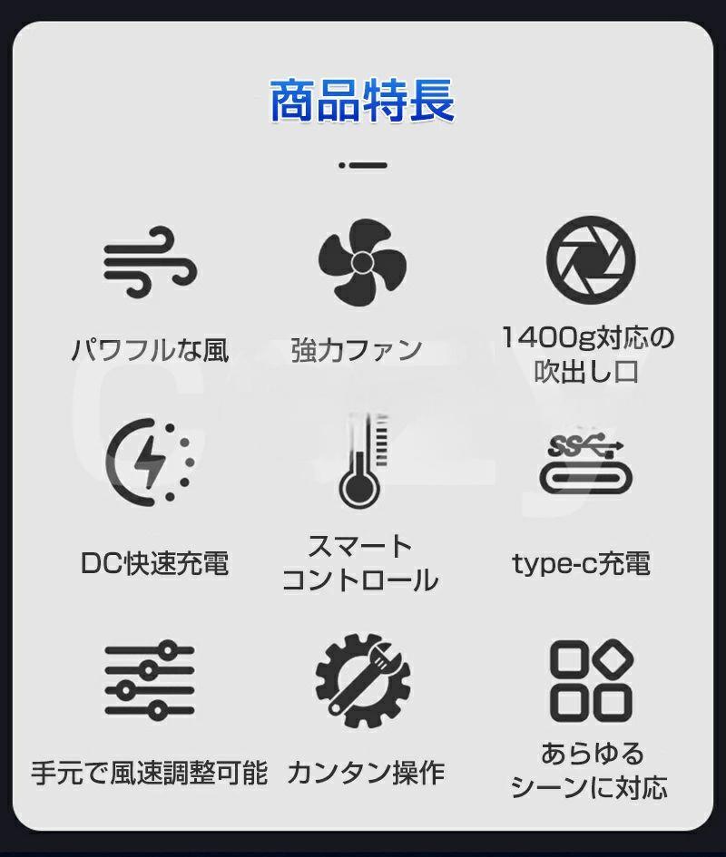 ブロワー 洗車 強力 庭掃除 雑草 除草除雪 洗車 花粉対策 ミニジェットファン ハイ...