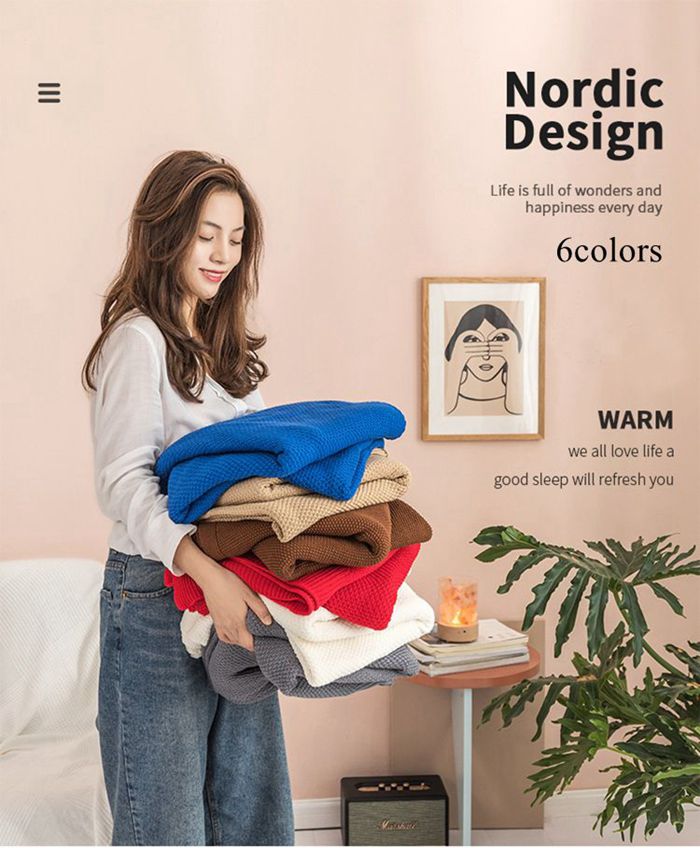 ブランケット おしゃれ マルチカバー 北欧 ひざ掛け ソファー 春夏秋冬 スローケット ソファ ソファーカバー インテリア 膝掛け毛布 母の日/父の日 ギフト ベッド カバー ベットカバー 大判ニット グレージュ ソファカバー ひざかけ シングル ベッドカバー 敬老の日