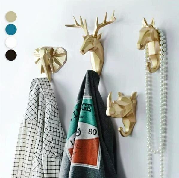 北欧 クリエイティブ アニマルフック コートハンガー 壁掛けハンガー 動物 壁掛けフック ハンガーフック フック 帽子掛け 壁 壁掛け 玄関 コート マフラー ...