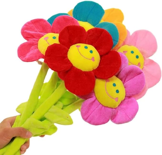笑顔花束 8色 8本入 フラワー かわいい 贈り物 花束ギフト スマイル 造花 カーテン留め飾り 誕生日 敬..