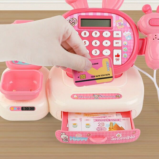 レジスターおもちゃ レジおもちゃ お店屋さん おみせやさん玩具 計算できる ままごと ごっこ遊びトイ 七五三祝い 入園入学祝い クリスマスギフトプレゼント贈り物 おもちゃレジ キッズレジ 知育レジスター 単三2本要