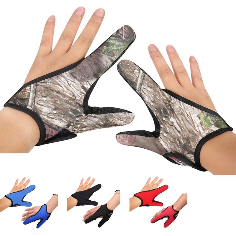 [左右セット」釣りグローブ 釣り手袋 人差し 親指 2本指 指プロテクター 滑り止め 右手 フィッシンググローブ フィンガープロテクター 投げ釣り キャスティングに最適