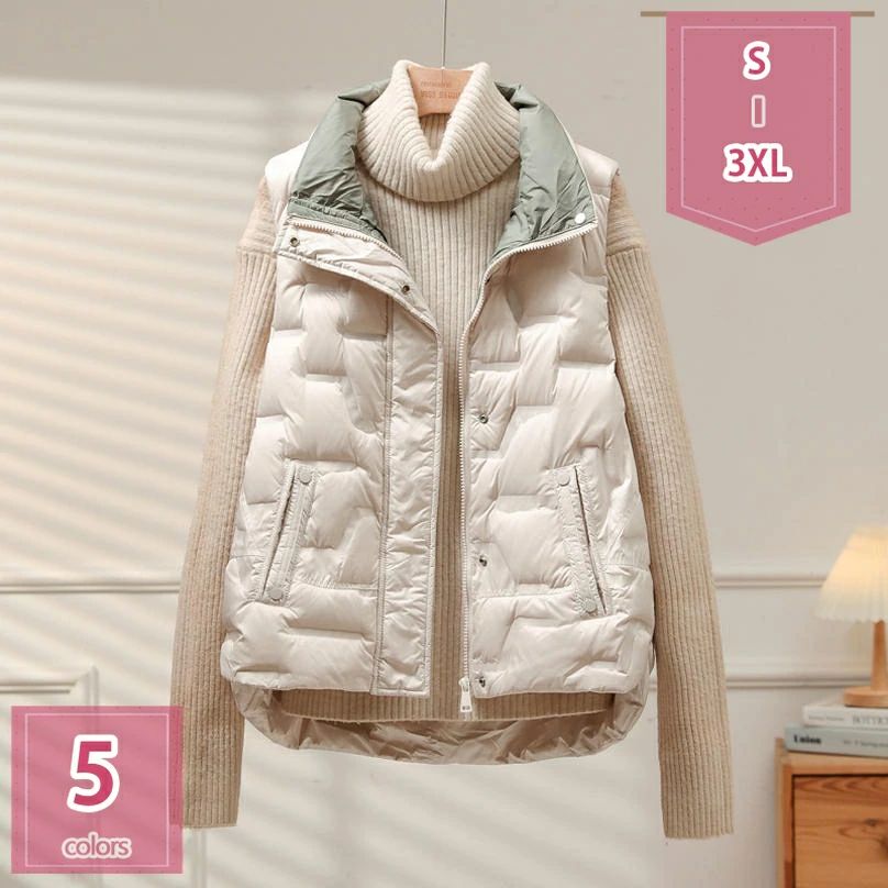 ダウンベスト レディース ベスト アウター ダウン 上品 軽量 大きいサイズ 秋 冬 春 レディース ...