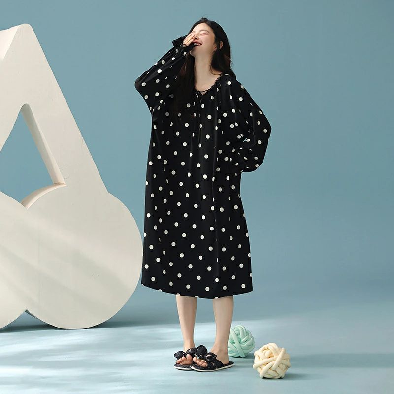 ルームウェア ワンピース レディース 冬用 長袖 レトロ 抗菌 ネグリジェ 秋 レース 長袖トップス パジャマ ブランド きれいめ 大人 冬 おしゃれ 部屋着 ...