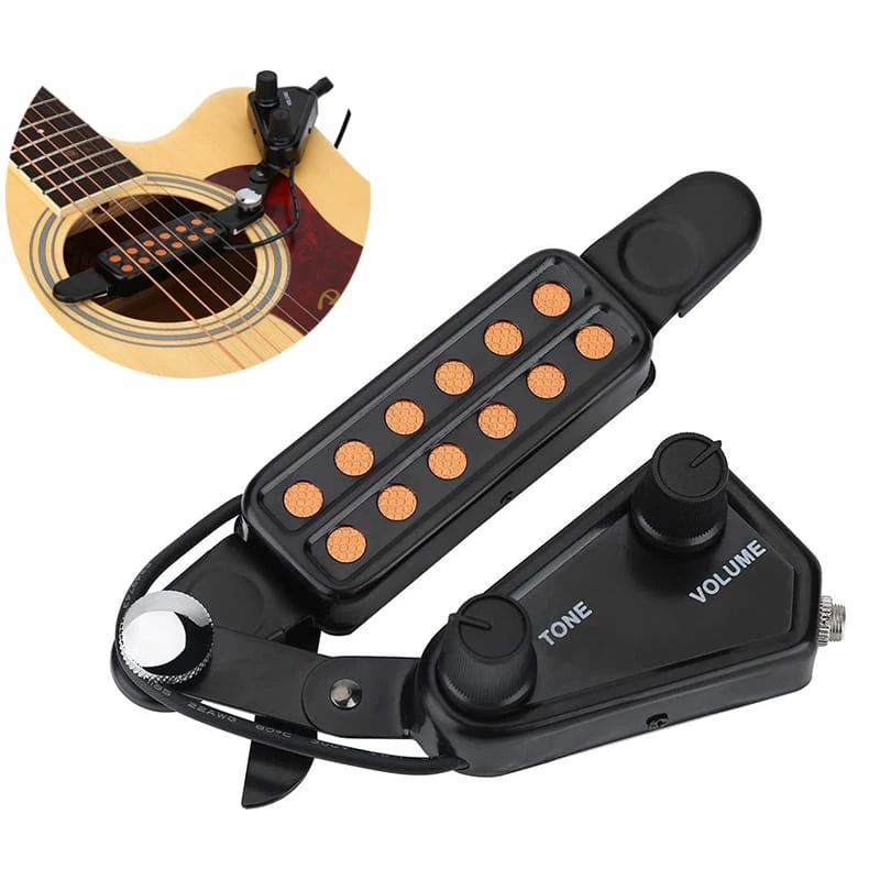 ギター サウンドホールピックアップ アコースティックギターアンプ アコースティックギターピックアップ ...