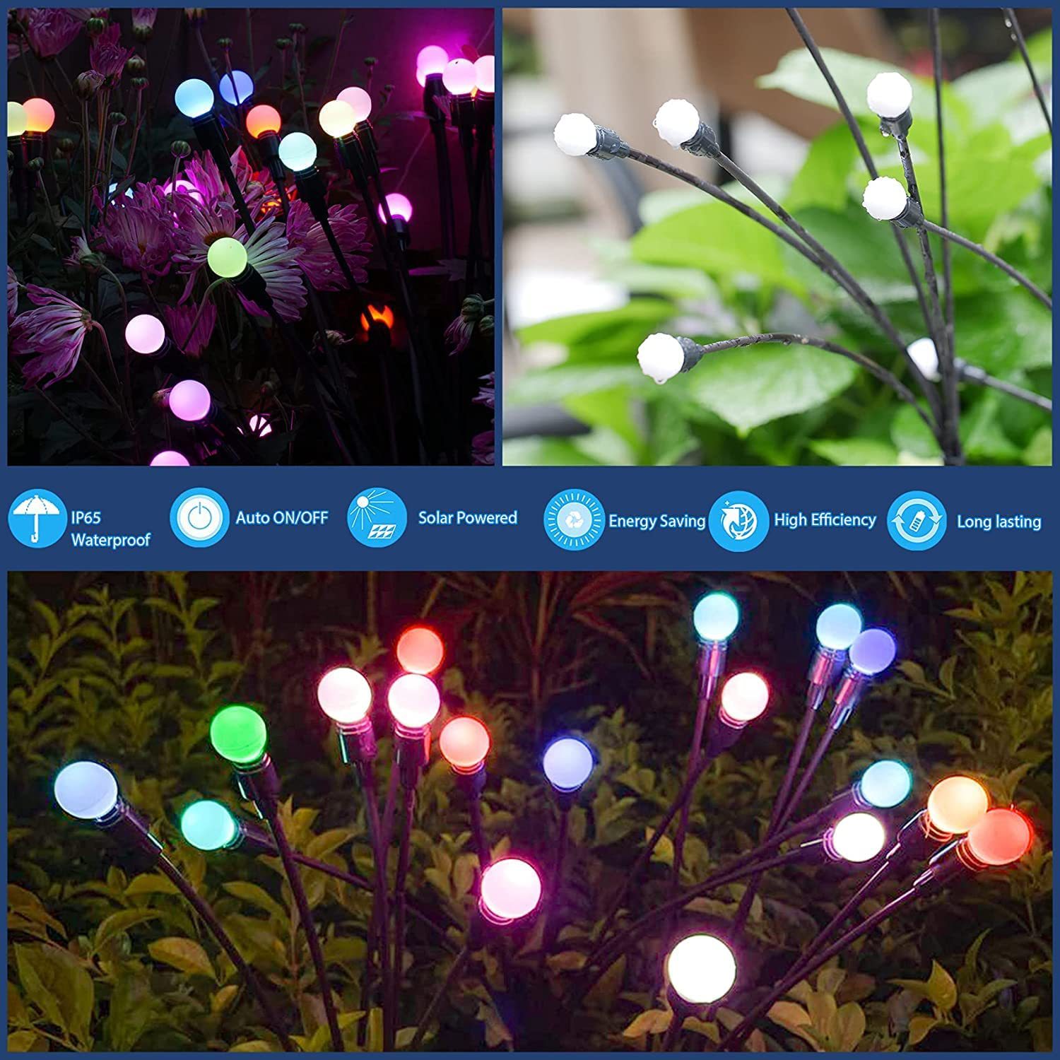 2�ĥ��å� �����顼�ѥ�ۥ���饤�ȡڥ��åץ��졼���ǡ۹��ѵ��� 10led �֤θ����� IP65�ɿ� ���� �����߼� ʷ�ϵ��饤�� �ŵ������� ��ּ�ư���� ���������ǥ� �����ȥɥ� �ŵ忧 2pcs �����顼�饤��