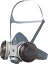 シゲマツ 取替え式防塵マスク DR28SU2W-M (ろ過材付)【1個】【DR28SU2WM】(保護具/取替式防じんマスク)