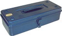 TRUSCO（トラスコ） トランク型工具箱 373X163X102 ブルー【1個】【T350】（工具箱 ツールバッグ／スチール製工具箱）