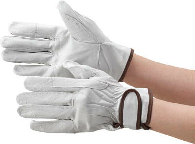 TRUSCO（トラスコ）　マジック式革手袋　当て付タイプ　Lサイズ　【1双】【TYK718L】（作業手袋／革手袋）