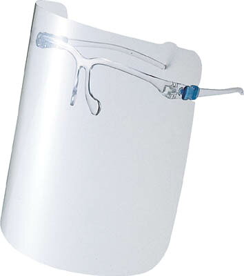 YAMAMOTO　超軽量フェイスシールドグラス　YF−800L　【1個】【YF800L】（保護具／一眼型保護メガネ）