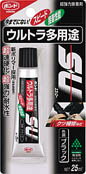 コニシ　ボンドウルトラ多用途SU　25ml　黒　【1本】【04724】（接着剤・補修剤／接着剤1液タイプ）
