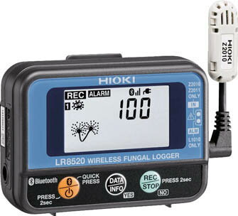 HIOKI　ワイヤレス予測カビ指数計　LR8520【1個】【lLR8520】（計測機器／温度計・湿度計）
