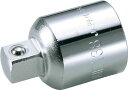TONE ソケットアダプター 差込角凹19.0mm/凸12.7mm 全長46.0mm 【1個】【138】(ソケットレンチ/ソケットアダプター)