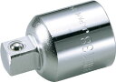 TONE ソケットアダプター 差込角凹6.35mm/凸9.5mm 全長23.0mm 【1個】【38】(ソケットレンチ/ソケットアダプター)