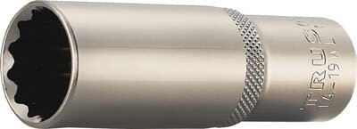 TRUSCO（トラスコ） ディープソケット　12角タイプ　差込角9．5　対辺10mm　【1個】【T310WL】（ソケットレンチ／ソケット）