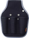 TRUSCO(トラスコ) タフレックス ペンチケース 三丁差し 【1個】【TCA83】幅185x高235x厚30(工具箱・ツールバッグ/ツールホルダ)