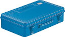 TRUSCO(トラスコ) トランク工具箱 368X222X95 ブルー 【1個】【T360】(工具箱・ツールバッグ/スチール製工具箱)
