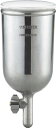 TRUSCO(トラスコ) 塗料カップ 重力式用 容量0.5L 脚付【1個】【TGC052】(塗装・内装用品/スプレーガン)