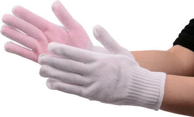 TRUSCO(トラスコ)　女性用　すべり止め手袋　10G(10ゲージ編)　【1双】【TGAGW10G】（作業手袋／すべり止め手袋）