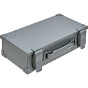TRUSCO(トラスコ) トランク型工具箱 アーセナルグレー W270xD145xH70 【1個】【CT260DG】(工具箱・ツールバッグ/スチール製工具箱)