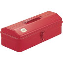 TRUSCO(トラスコ) 山型ツールボックス(山型工具箱) 373X164X124 レッド【1個】【Y350R】(工具箱・ツールバッグ/スチール製工具箱)