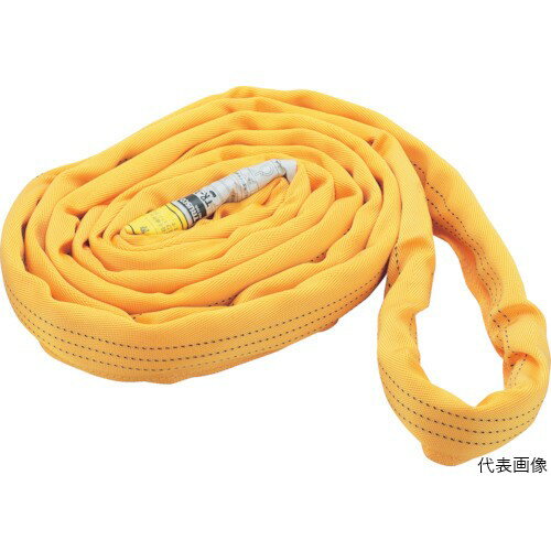 TRUSCO（トラスコ）　ラウンドスリング（JIS規格品）　3．2tX3．5m　　(黄色：幅56x厚9mm)　【1本　】【TRJ3235】（吊りクランプ・スリング・荷締機／ラウンドスリング）