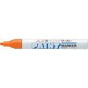 uni ペイントマーカー油性中字 橙 【1本】【PX20.4】(溶接用品/工業用マーカー)