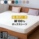 【2点以上で10%OFFクーポン】ボックスシーツ ファミリーロング220 シングルロング+セミダブルロング 2台用サイズ ファミリーサイズ 大きいサイズ 綿10...