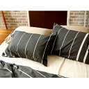 【5/2~5/7は最大10%OFFクーポン】枕カバー M 43×63cm用 44×86cm 綿100% ゼブラノ 洗える ヘリンボーン モノトーン ボーダー お...