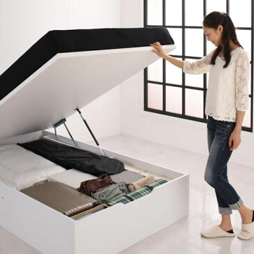 ベッド ベット 収納付き セミダブル ホワイト ブラウン 幅:120cm〜129cm 奥行き:200cm以上 高さ:80cm〜89cm キャスター無し 既成品 カジュアル シンプル ベーシック セミダブル 木製 ポケットコイル 収納付き コンセント付き 棚付き 設置対応可 組立対応可 要組立品 木