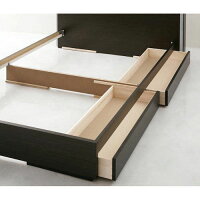 ベッドベットセミダブル収納付きブラウン幅:130cm〜139cm奥行き:200cm以上高さ:70cm〜79cmキャスター無し既成品エレガントクラシックシンプルモダン無地セミダブル木製ボンネルコイル収納付きコンセント付き要組立品木日本茶ブラウン210