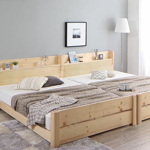 楽天カード分割 ベッド キング カントリー すのこ ファミリー ベット キングベッド キングサイズ キングタイプ すのこタイプ すのこ板 すのこ式 すのこ式ベッド 大きめ 大きいサイズ 親子 家族 シングル2台 ファミリーサイズ カントリータイプ すのこベッド ファミリー