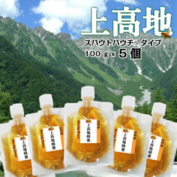 ビーイング はちみつ 国産 非加熱 無農薬 無添加 百花 蜂蜜 上高地産 ハチミツ 100gx5個【花の香りが強い蜂蜜です】