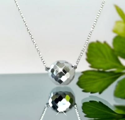 【ナチュラル】テラチタンネックレス 究極コラボ 健康 純チタン＆純テラヘルツ チェーンネックレス 輝く平小豆【細】 テラヘルツ10mmミラー チェーン内周約45cm 40～45cm対応アジャスタチェーン変更可能