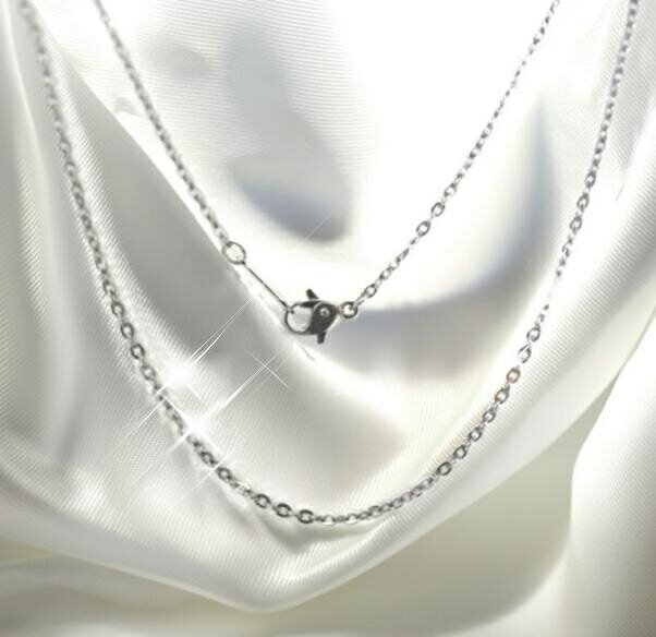 【新日本国首相 お祝い企画】SUPER-OFF20%OFF【限定数量チャンス】健康 純チタン チェーン ネックレス 輝く 平小豆【ロングサイズ 選べる長さ 内周42-60cm】【金属アレルギー 対策 ネックレス】