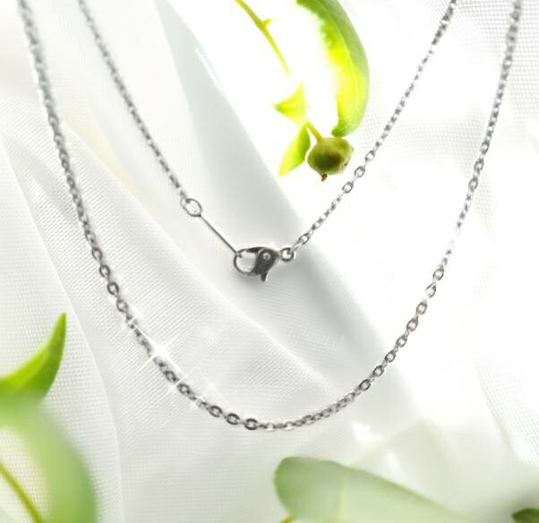 純 チタン チェーン ネックレス 輝く 平小豆【太】内周約36・38・40・42・44・46・48・50cm肌触りの良..