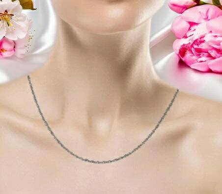 SUPER-ポイント20倍 SS 金属アレルギー対策 安心品質 日本製 健康 純チタンネックレス チェーン ロープ 【選べる長さ 34-36-38-40-42-44-46-48-50-52-54-56-56-58-60-62-64-66-68-70cm】プラチナ風の輝き メンズ レディース