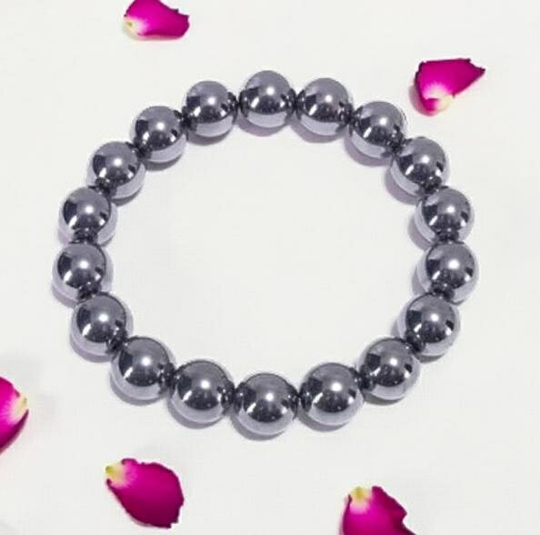 高級品質テラヘルツ10mm丸玉健康ブレスレット【内周約18cm】 公的機関で品質を調べたテラヘルツです 安心をお届けします 代替医療＆専門知識