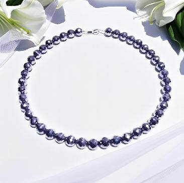 【新日本国首相 お祝い企画】SUPER-ポイント20倍【限定販売】テラヘルツ ネックレス 10mm ミラーカット【キラキラ128面体】【選べる長さ 34～50cm】【選べる金具：純チタン製も選択可能＝金属アレルギー対策】