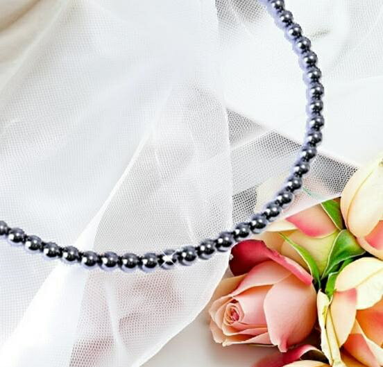 SS 超ロングサイズ テラヘルツ 高純度 ネックレス 高級品質 本物 テラヘルツ 6mm 丸玉 ネックレス【選べる長～いサイズ40cm～80cm＆選べる金具＆補修1回無料】肩こり効果レビュー