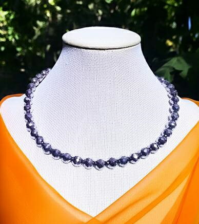 テラヘルツネックレス 代替医療 【お試し2万円ポッキリ企画】 高級品質 健康テラヘルツ 10mm玉ネックレス キラキラ128面カット 【選べる長さ34～40cm】【選べる金具】公的機関で品質検査済み 純テラヘルツネックレスはビーイング 健康ネックレス