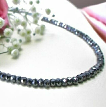 純 テラヘルツネックレス 3mmボタンカット【専門知識+代替医療】ケイ素のテラヘルツパワー テラヘルツ..