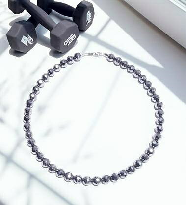 SS テラヘルツ ネックレス【選べる長さ35-45m】【選べる金具】メンズテラヘルツ本物ネックレス 高級品質テラヘルツ8mmミラーカット本物ネックレス 公的機関で品質調査済み 健康本物テラヘルツネックレス