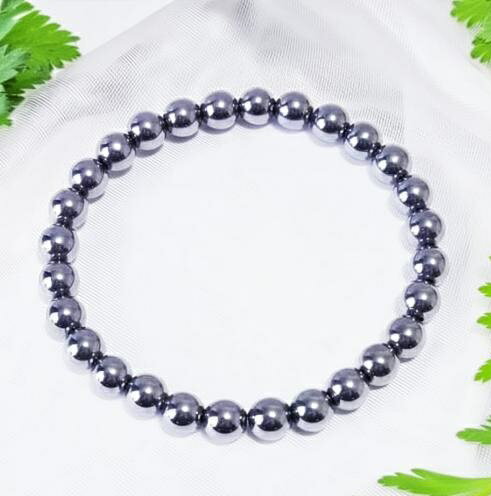 テラヘルツブレスレット【お試し価格サンキュー39価格】【Si元素：99.33％高級品質】 テラヘルツ 6mm丸玉 テラヘルツ健康ブレスレット 【選べる長さ12-...