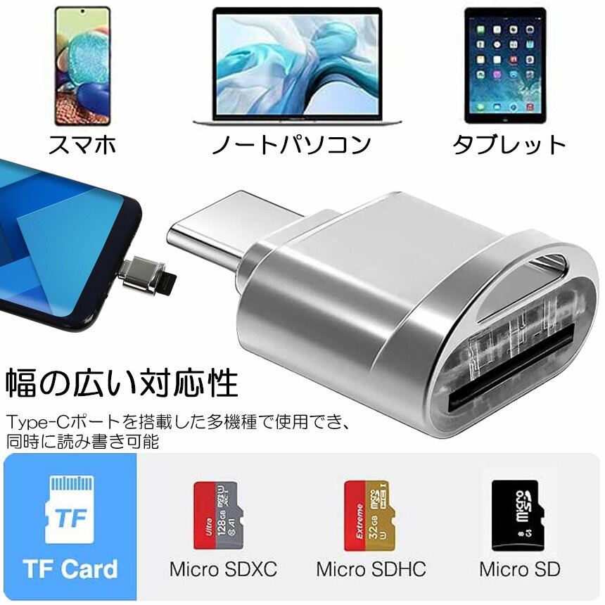 ★期間限定!ポイント5倍★カードリーダー Ty...の紹介画像2