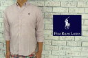 Ralph Lauren ラルフローレン BOY'S チェック BD シャツ PINK WHITE