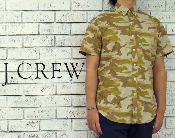Rakuten - J.CREW　ジェイクルー デザートカモ S/S BD シャツ